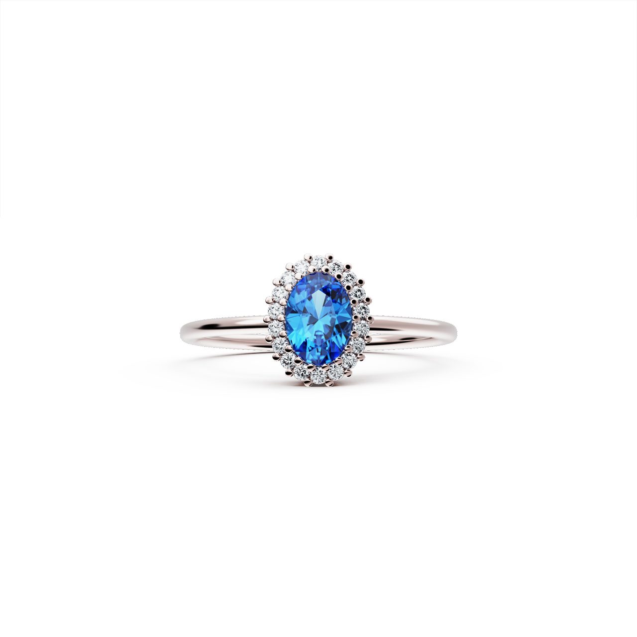 Bague Saphir et Diamants